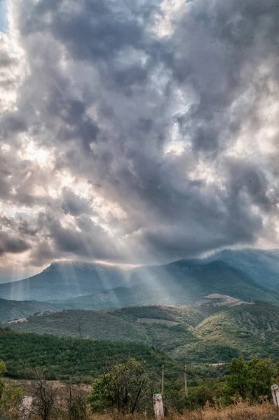 Landscape Mountain Valley Crimea — Stock Photo, Image