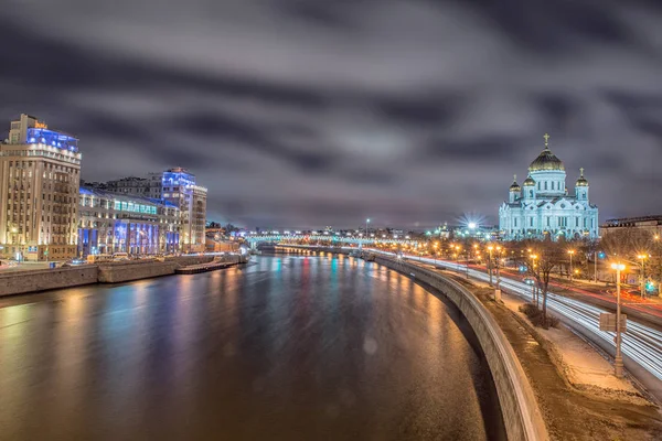 Moskova, Rusya. Mesih İsa Katedrali. — Stok fotoğraf