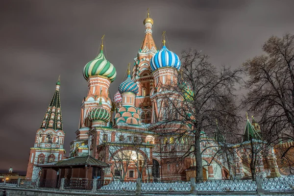 Red Square, St. Basil's Cathedral. Moscow, Russia — Stock Photo, Image