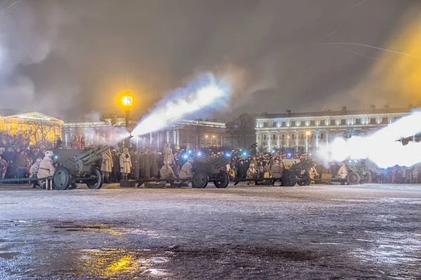 ファシストの封鎖 (1944 年からレニングラードの日解放) — ストック写真