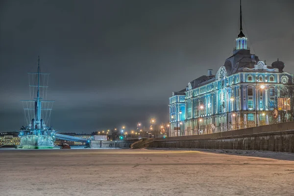 Броньовані крейсер Аврора, Санкт-Петербург, Російська Федерація — стокове фото