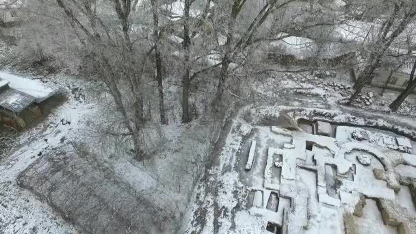 Excavation d'un vieux temple orthodoxe — Video