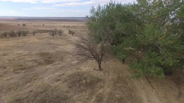 Région de Stavropol. La Russie. Paysage d'automne avec collines caucasiennes .