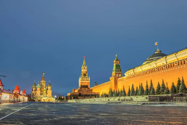 Plaza Roja, Mausoleo de Lenin en Moscú, Rusia — Foto de Stock