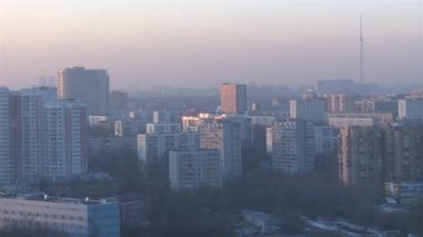 Moskova şehri, Rusya. Izmailovo 'nun panoramik hava görüntüsü.