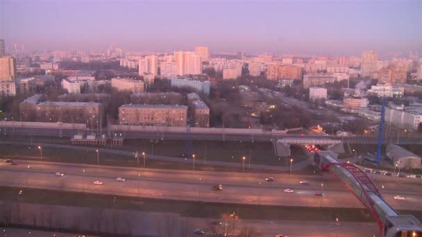 Moskou Rusland Panoramisch Uitzicht Vanuit Lucht Izmailovo — Stockvideo