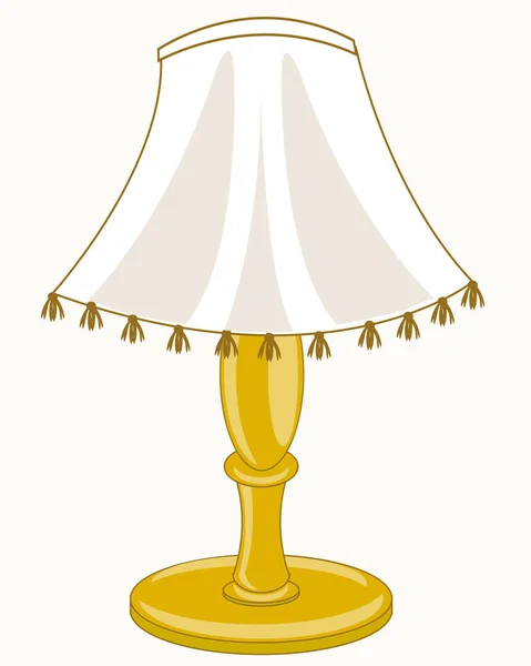 Lamp desk decoratieve — Stockvector