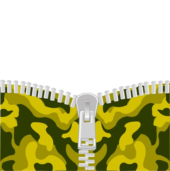 Clasp on camouflage — Stock Vector