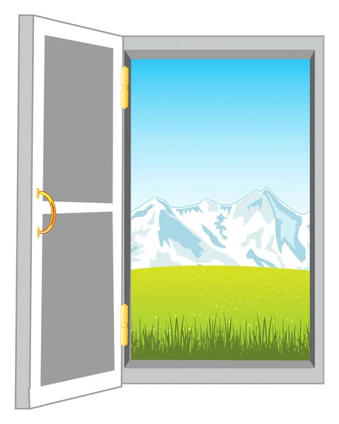 Door in nature — Stock Vector