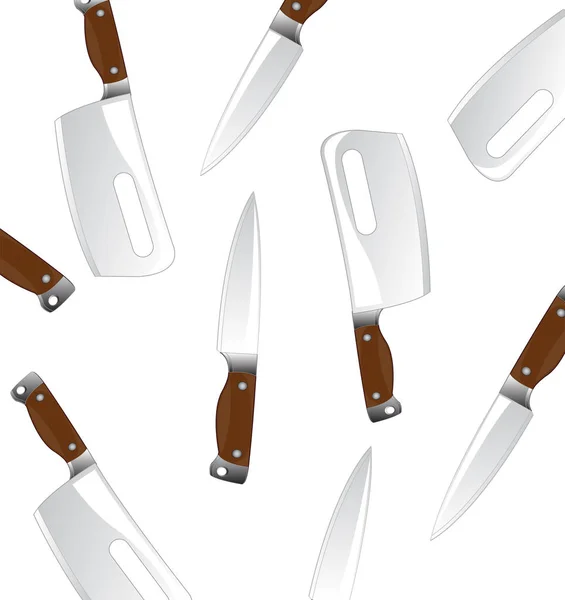 Fondo de cuchillos — Archivo Imágenes Vectoriales