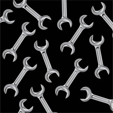 Siyah tuşları metal işleme