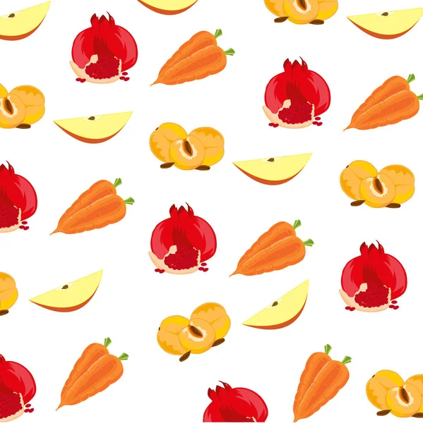 Background from fruit — Stock Vector