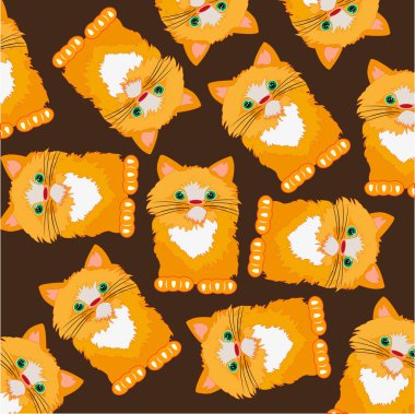 Güzel kızıl saçlı kedi