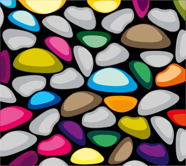 Různobarevné kamenné pozadí — Stockový vektor