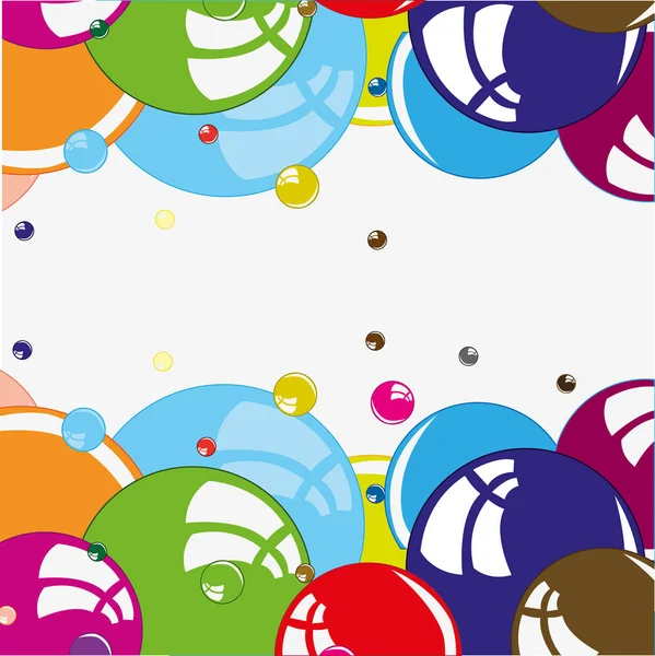 Bubble Colour background — Stock Vector