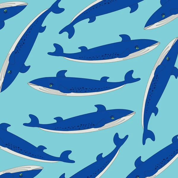 魚鯨パターン — ストックベクタ