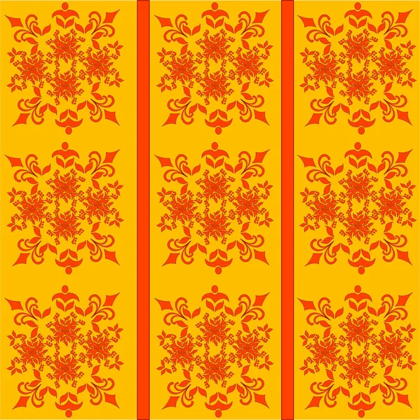 Behang patroon rood — Stockvector