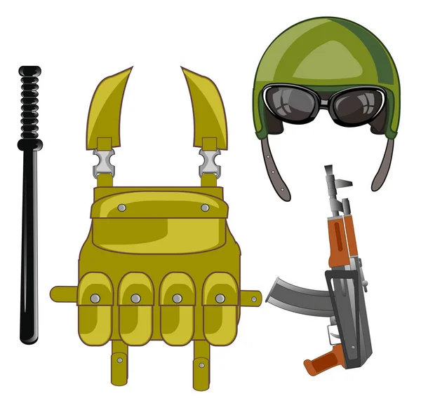 Facilities Special Forces — Stock Vector