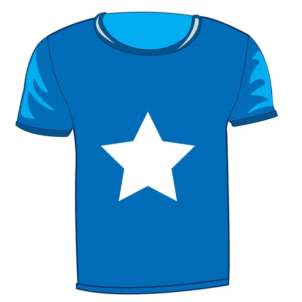 T-shirt z flaga Somalii — Wektor stockowy
