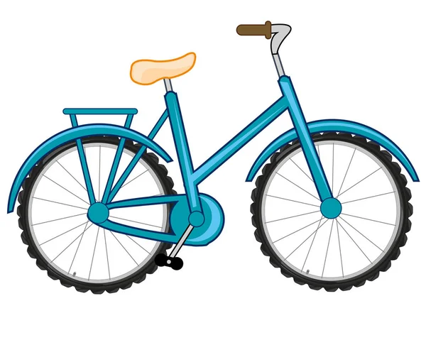 Centro de transporte bicicleta — Vector de stock