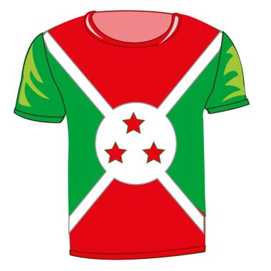 T-shirt bayrak Burundi