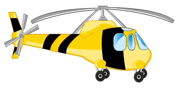 Légi szállító helikopter — Stock Vector