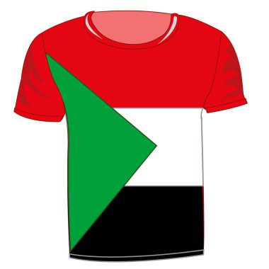 T-shirt bayrak Sudan