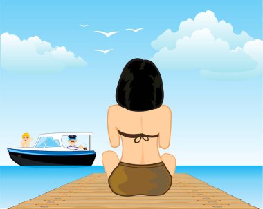 Manzara salgını ölümler ve rıhtımdaki kızlar