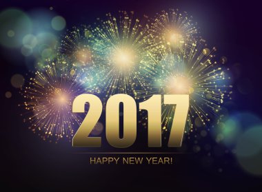 vektör tatil havai fişek arka plan