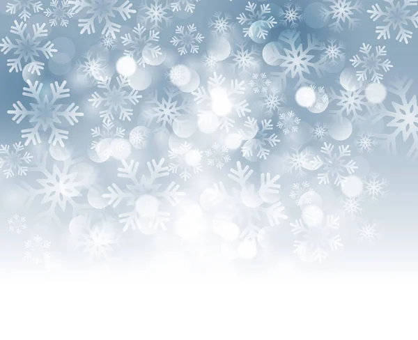 Χριστούγεννα νιφάδες χιονιού φόντο — Διανυσματικό Αρχείο