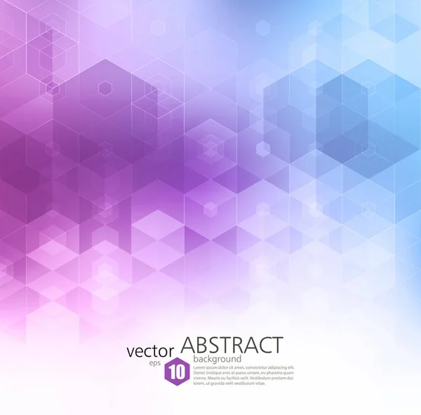 Vector Fondo geométrico abstracto. Diseño de folleto de plantilla — Vector de stock