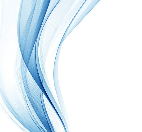 Abstract vector achtergrond, blauwe golvende — Stockvector
