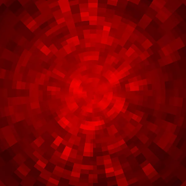 Fondo abstracto hecho de patrón de mosaico brillante. Estilo disco. Color rojo — Archivo Imágenes Vectoriales