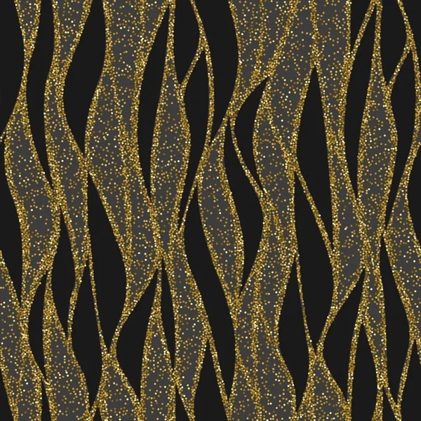 Patrón de onda vectorial inconsútil para textiles y decoración . — Vector de stock