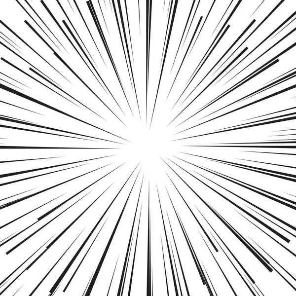 Soyut çizgi roman flaş patlama radyal çizgiler arka plan.