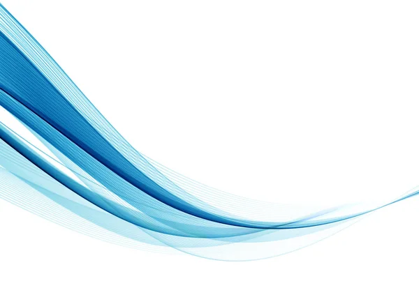 Abstraktní vektorové pozadí, modrou vlnovkou — Stockový vektor