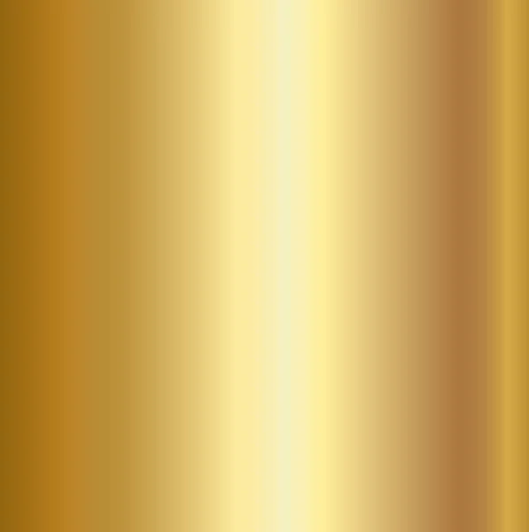 Feuille d'or texture fond. Modèle de gradient métallique vectoriel doré réaliste — Image vectorielle