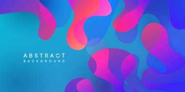 Renkli ve soyut bir arkaplan. Dinamik Etki. Vektör İllüstrasyonu. Tasarım Şablonu.
