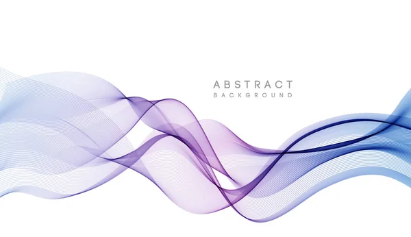 Abstract colorful vector background, color wave for design brochure, website, flyer. — Stock Vector