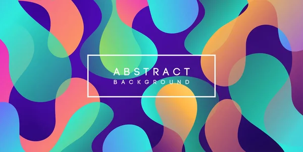 Bewegende kleurrijke abstracte achtergrond. Dynamisch effect. Vector Illustratie. Model van het ontwerp. — Stockvector
