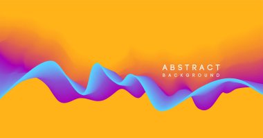 Renkli ve soyut bir arkaplan. Dinamik Etki. Vektör İllüstrasyonu. Tasarım Şablonu.