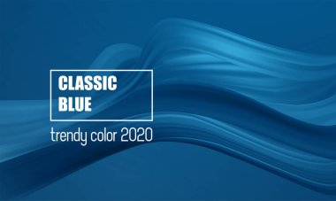 2020 'nin Rengi - Klasik Mavi. Moda rengi eğilimi