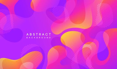 Renkli ve soyut bir arkaplan. Dinamik Etki. Vektör İllüstrasyonu. Tasarım Şablonu.