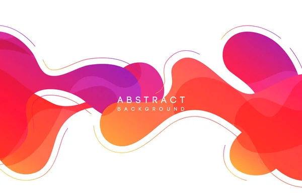 Moving colorful abstract background. Dynamic Effect. Vector Illustration. Design Template. — Stock Vector