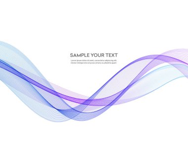 Soyut renkli vektör arkaplanı, tasarım broşürü için renk dalgası, web sitesi, broşür.