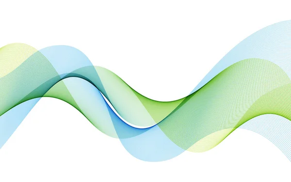 Абстрактний барвистий векторний фон, кольорова хвиля для дизайну брошури, веб-сайту, флаєра . — стоковий вектор