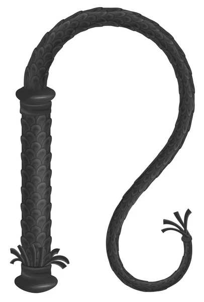 黑色的鞭子的性爱玩具 — 图库矢量图片
