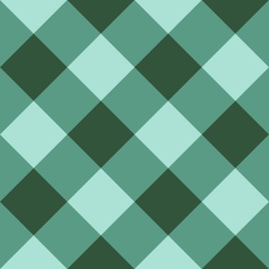 Yeşil kareli çapraz sorunsuz arka plan