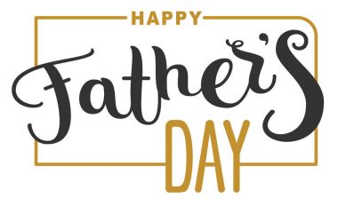 Mutlu Babalar günü. Metin şablonu tebrik kartı için yazı