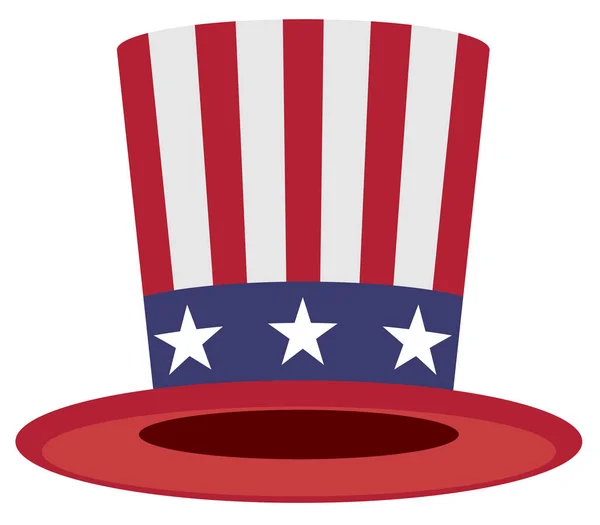 Uncle Sam hatt symbol för Amerika — Stock vektor